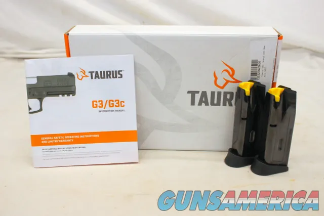 Taurus G3c semi-automatic COMPACT pistol  9mm  Box, Manual, 3 10rd Mags Img-10