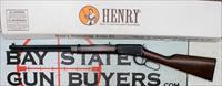 HENRY Lever Action Rifle  .22 MAGNUM  N.R.A. Engraving  20 Octagon Barrel  BOX & MANUAL Img-1