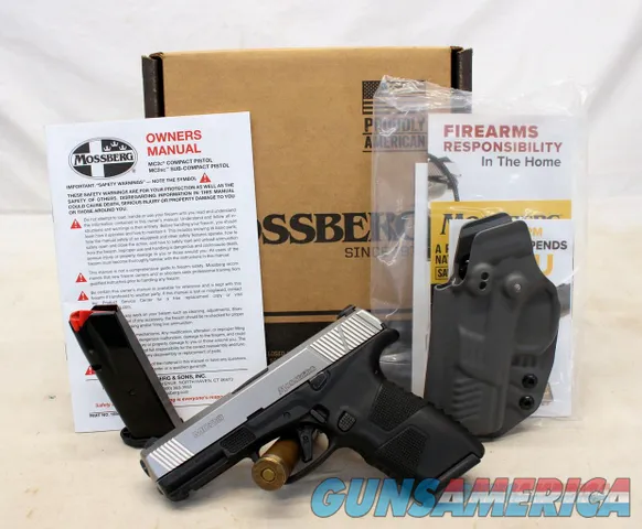 Mossberg MC2c semi-automatic pistol 9mm BOX (2) Magazines USED