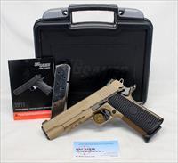 Sig Sauer EMPEROR SCORPION full size semi-automatic pistol  .45ACP  PVD Slide/Frame  BOX & MANUAL Img-1