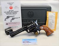 Ruger NEW MODEL BLACKHAWK Convertible Revolver  .357 Magnum / 9mm  4.75 Barrel  Box & Manual Img-1