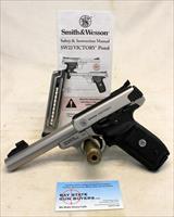 Smith & Wesson VICTORY SW22 semi-automatic Target pistol  .22LR  Manual & Magazines Img-1