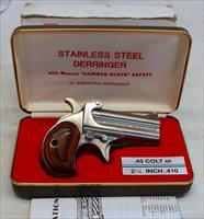 Stainless Steel DERRINGER .45 Colt / .410 Ga  American Derringer  MINT IN BOX Img-13