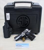 Sig Sauer P238 EQUINOX semi-automatic pistol  .380ACP  CONCEAL CARRY  Box & IWB Holster Img-1