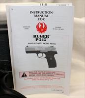 Ruger P345 semi-automatic pistol ~ .45ACP ~ TWO TONE ~ Box, Manual and (2) Factory Magazines