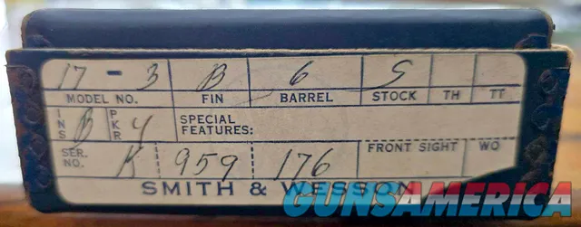 Smith & Wesson 17 (K-22 Masterpiece) 022188138146 Img-7