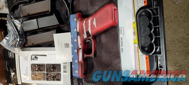 Glock 45 American Flag Cerakote 3 mags 17 rds