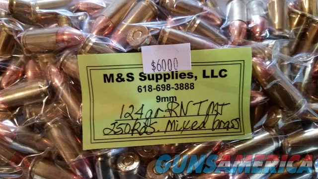 9mm 115gr. RN TMJ 1000 Rounds