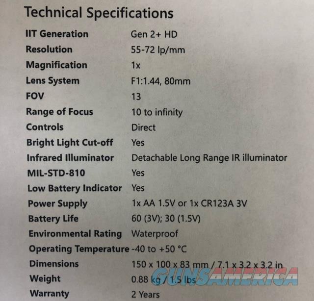 Armasight COX Gen 2 HD Night Visio... for sale at