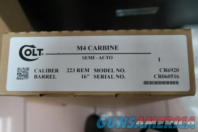 Colt M4 Carbine CR6920 5.56 NATO
