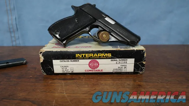 Interarms Astra Constable 9mm .ACP Pistol 