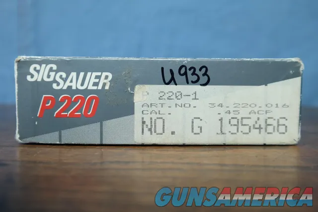 Sig Sauer P220 West German Semi-Automatic Pistol