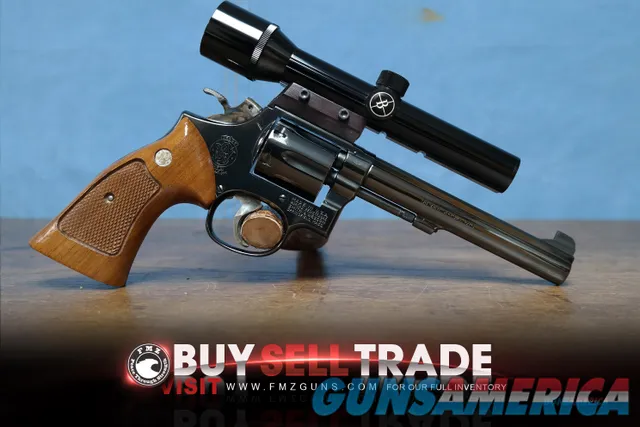 Smith & Wesson 14-4 K-38 Revolver Target Masterpiece w Bushnell Scope Img-1