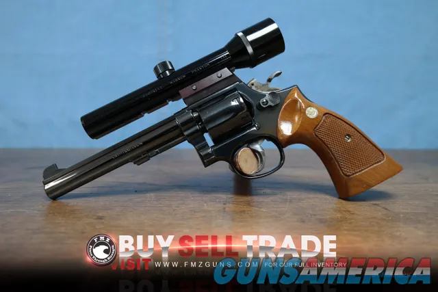 Smith & Wesson 14-4 K-38 Revolver Target Masterpiece w Bushnell Scope Img-2