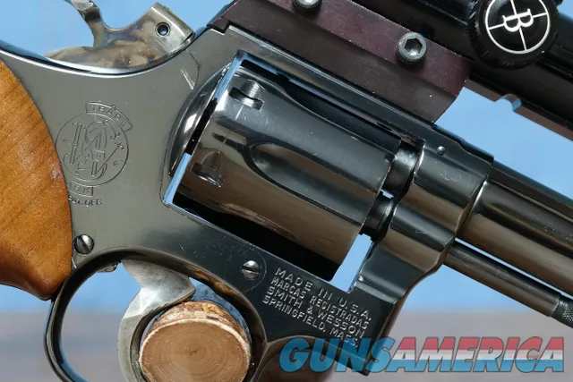 Smith & Wesson 14-4 K-38 Revolver Target Masterpiece w Bushnell Scope Img-3