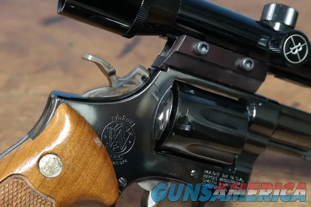 Smith & Wesson 14-4 K-38 Revolver Target Masterpiece w Bushnell Scope Img-14