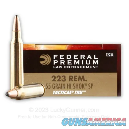 Federal FEDERAL PREMIUM  LAW ENFOREMENT TACTICAL RIFLE .223 REM 55 GRAIN HI-SHOK SP