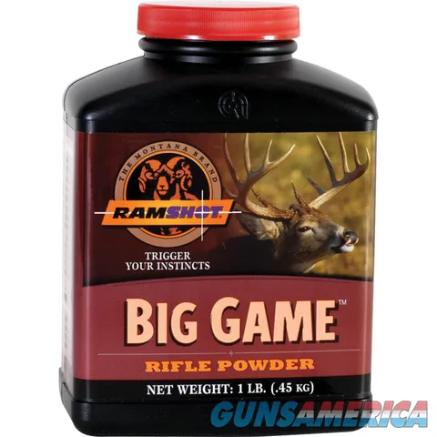 Western Powder WESTERN POWEDERS RAMSHOT BIG GAME RIFLE POWDER 1LB 