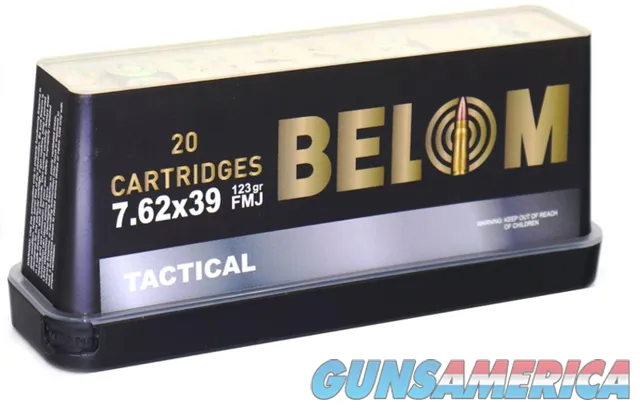 Belom BELOM BRASS CASE 123GR 7.62X39MM 20RD