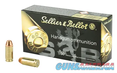 Sellier & Bellot SELLIER & BELLOT 40 S&W 180 GRAIN FULL METAL JACKET