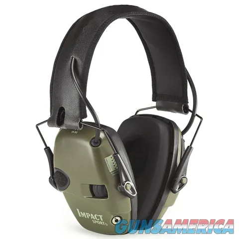 Honeywell H/L IMPACT ELECT MUFF FLDNG GRN