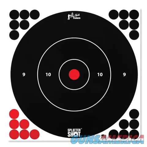 Pro-Shot PRO-SHOT SPLATTER SHOT 12" WHITE BULL'S-EYE TARGET