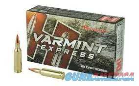 Hornady HORNADY VARMIT EXPRESS 224 VALKYRIE 60 GRAIN V MAX 20 ROUND BOX