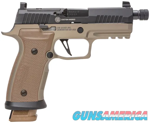 Sig Sauer SIG SAUER P320 AXG COMBAT CUSTOM WORKS 9MM FDE