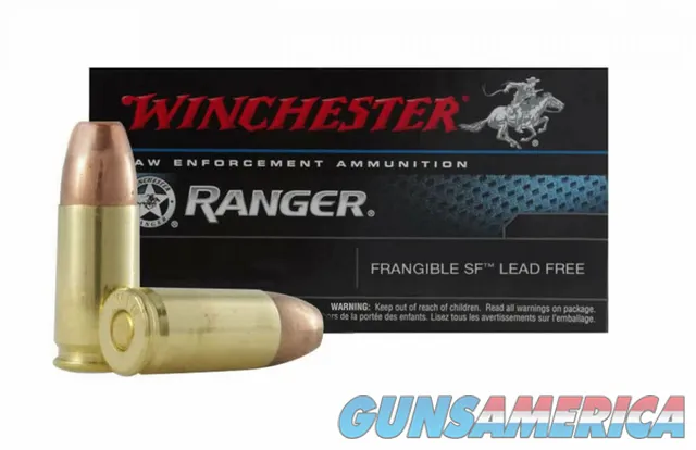 Winchester Ammo WINCHESTER RANGER 45 ACP +P 175 GRAIN FRANGIBLE SF LEAD FREE 50 ROUND BOX