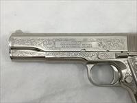 COLT 1911 GOVERNMENT NICKEL ENGRAVED Img-3