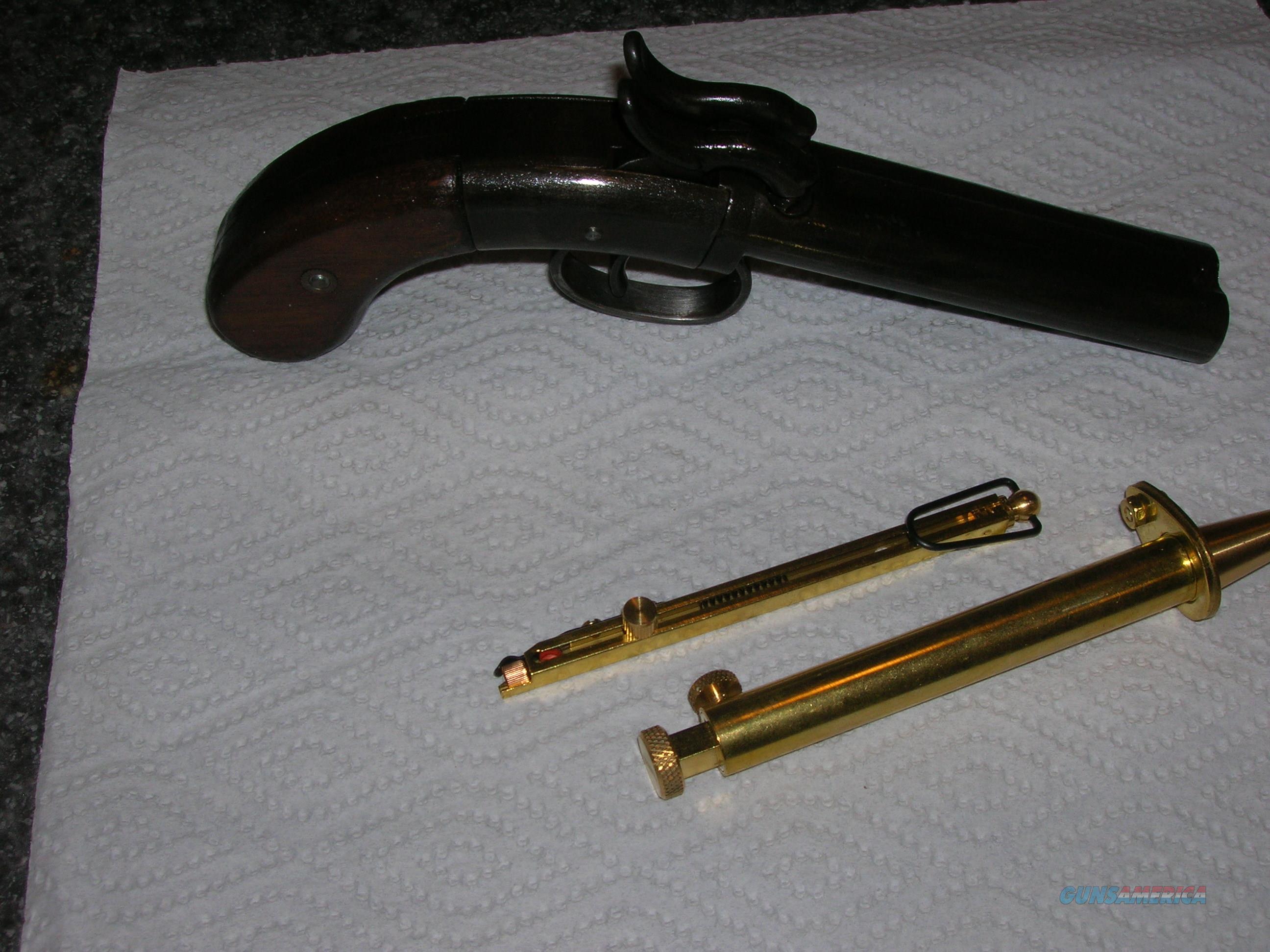 .32 cal double barrel cap and ball for sale at