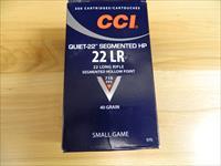 CCI Quiet-22 Segmented  HP .22LR 710 FPS 40gr  970