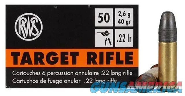 RWS 22 LR Ammo 40 Grain Lead Round Nose for Sale or Trade