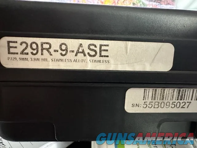 Sig Sauer P229 Elite, 9mm, 3.9 Brl, Stainless Alloy, TruGlo sights