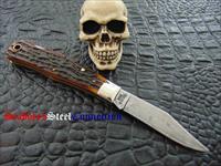 Remington Knives 1999 Damascus Bullet Knife Folder Model R1303-D