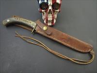 Ted Bollenbach Custom Knives Vintage Stag Hunting / Camping Knife Img-5