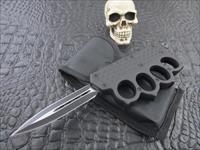 Delta Force Double action OTF Dagger Blade Knuckle Knife Img-1