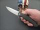 ZT / Zero Tolerance Knives 0452CF with Skull Custom Deep Carry Titanium Pocket Clip