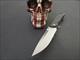 ZT / Zero Tolerance Knives 0452CF with Skull Custom Deep Carry Titanium Pocket Clip