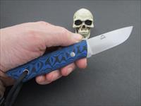 Landi Knives PSK - Personal Survival Knife Blue/Black G10 Img-3