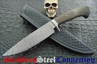 Milan Mozolic Of Dragon Knives Gorgeous Damascus Hounds Tooth Hunter / Fighter Img-1