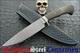 Milan Mozolic Of Dragon Knives Gorgeous Damascus Hounds Tooth Hunter / Fighter