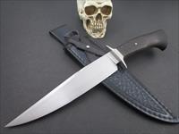Mozolic Knives Hand Forged Bog Oak Fighter / Bowie Img-1