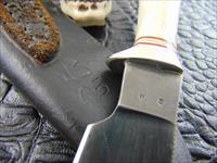 Willard Smitty Smith Custom Handmade Hand Forged Stag EDC / Hunter Img-2