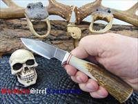 Willard Smitty Smith Custom Handmade Hand Forged Stag EDC / Hunter Img-5
