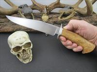 Mozolic Knives Gorgeous Hand Forged Stellar Sea Cow Fighter / Bowie Img-4
