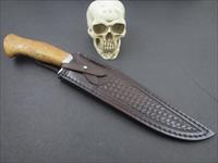 Mozolic Knives Gorgeous Hand Forged Stellar Sea Cow Fighter / Bowie Img-5