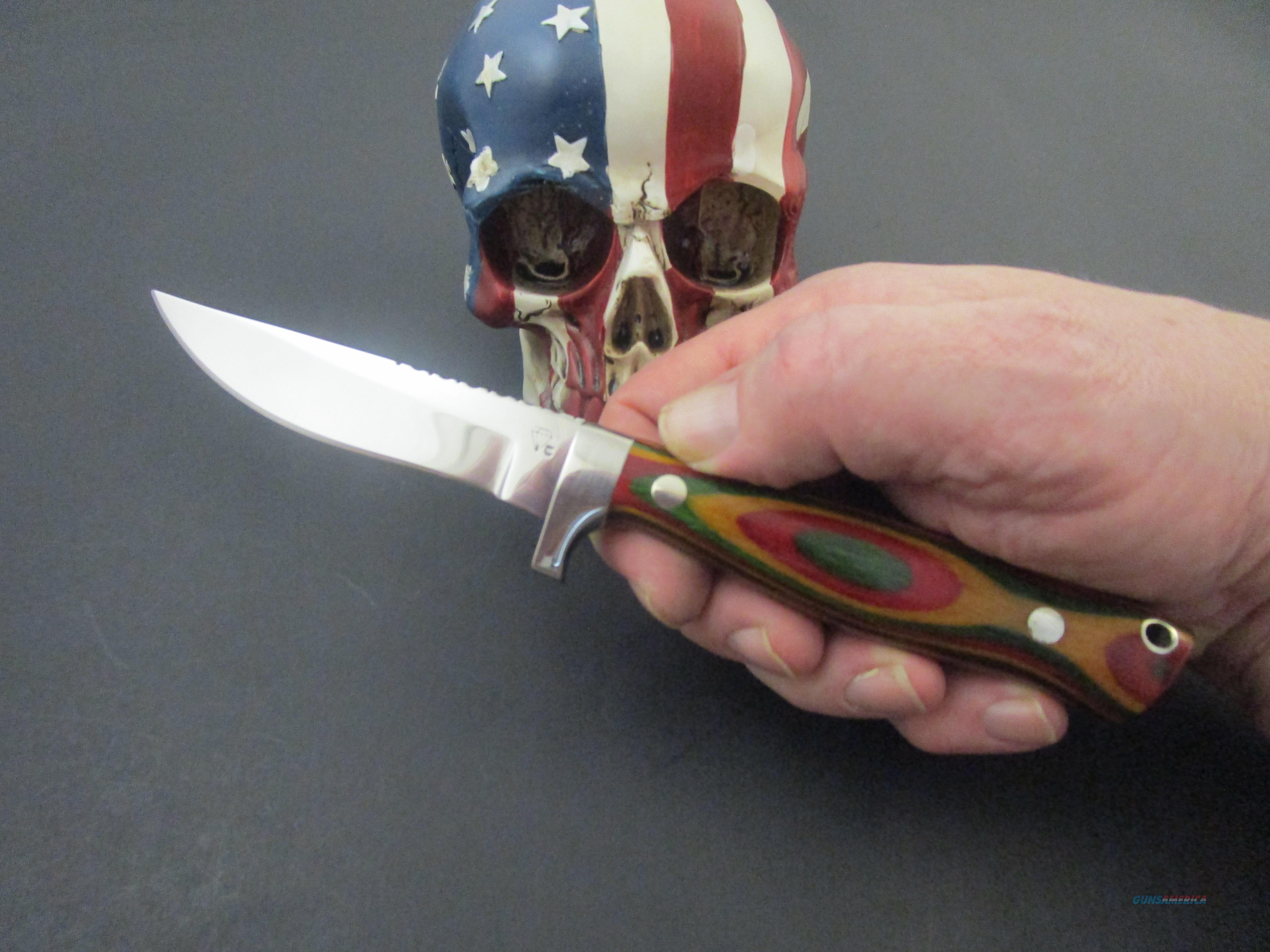 Custom Made Pakkawood Hunter / EDC for sale at 947337940