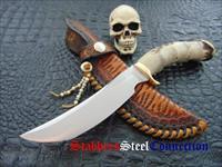 Unmarked Custom Handmade Stag Hunter / Skinner Img-1