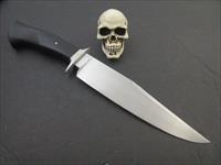 Mozolic Knives Hand Forged W2 Ebony Wood Fighter / Bowie Img-2